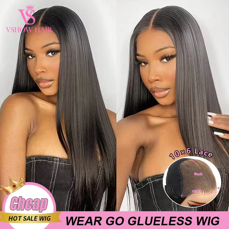 VSHOW Hair M-Cap Wear Go 9x6 Silky Straight Pre Cut HD Lace Bleached Knots Glueless Wigs Human Hair Pre Plucked Hairline
VSHOW Hair M-Cap Wear Go 9x6 Silky Straight Pre Cut HD Lace Bleached Knots Glueless Wigs Human Hair Pre Plucked Hairline