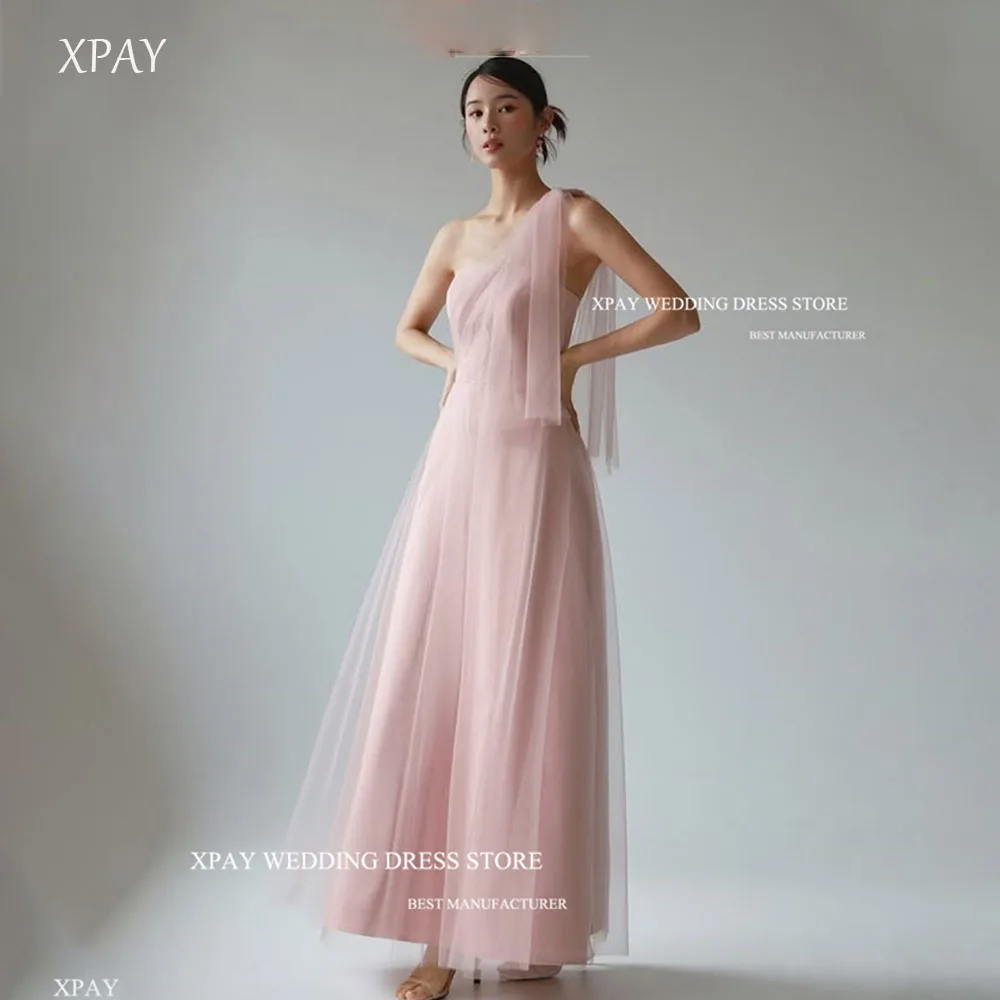 XPAY Simple A Line Fairy Pink Evening Party Dresses Korea Photo shoot Adjustable Straps Wedding Gowns Formal Party Customized
XPAY Simple A Line Fairy Pink Evening Party Dresses Korea Photo shoot Adjustable Straps Wedding Gowns Formal Party Customized