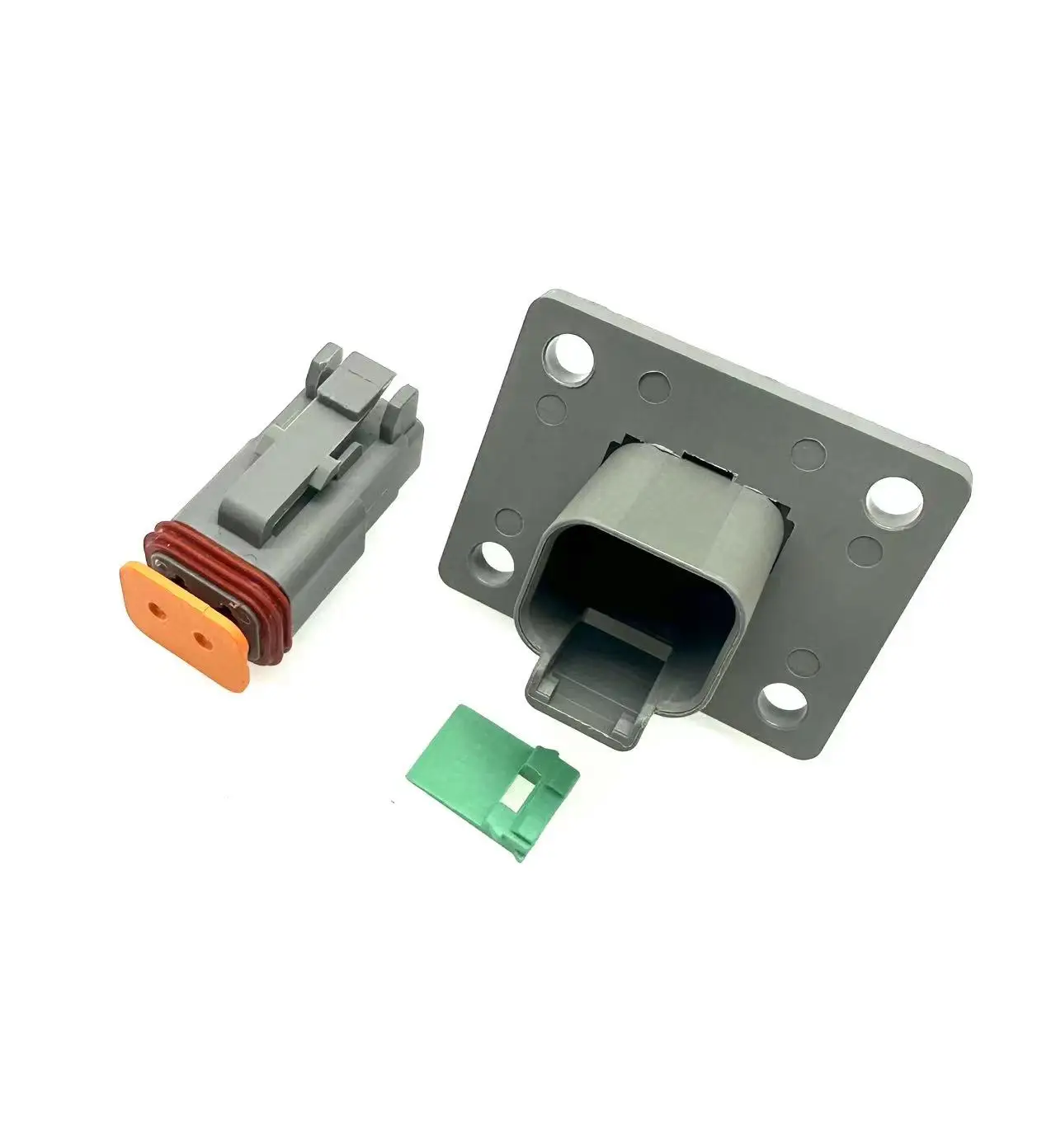 DT04-2P-L012 is suitable for waterproof connectors of automotive plug fixing flange fixing brackets
DT04-2P-L012 is suitable for waterproof connectors of automotive plug fixing flange fixing brackets