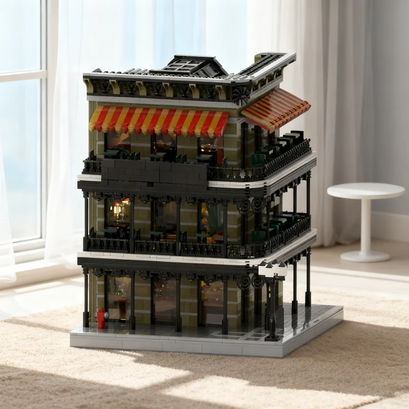 4483pcs MOC New Orleans Cocktail Modular Streetscape Model Building Blocks DIY Gift Creative Collectible Display Decor Premium
4483pcs MOC New Orleans Cocktail Modular Streetscape Model Building Blocks DIY Gift Creative Collectible Display Decor Premium