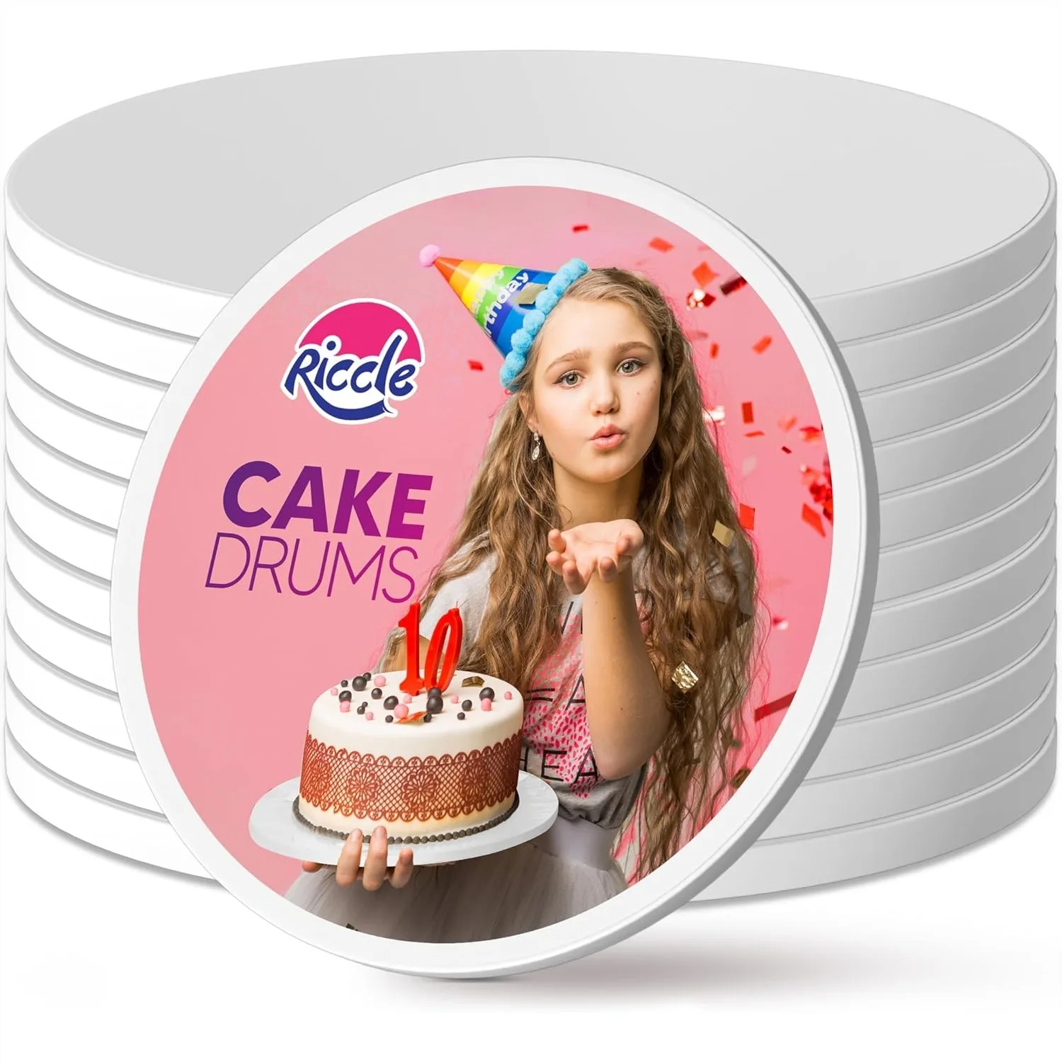 Cake Boards 12 Inch Round, Pack of 12 Smooth-Edged Cake Drums, Sturdy Multi-Layered Base for Minimalist Displays
Cake Boards 12 Inch Round, Pack of 12 Smooth-Edged Cake Drums, Sturdy Multi-Layered Base for Minimalist Displays