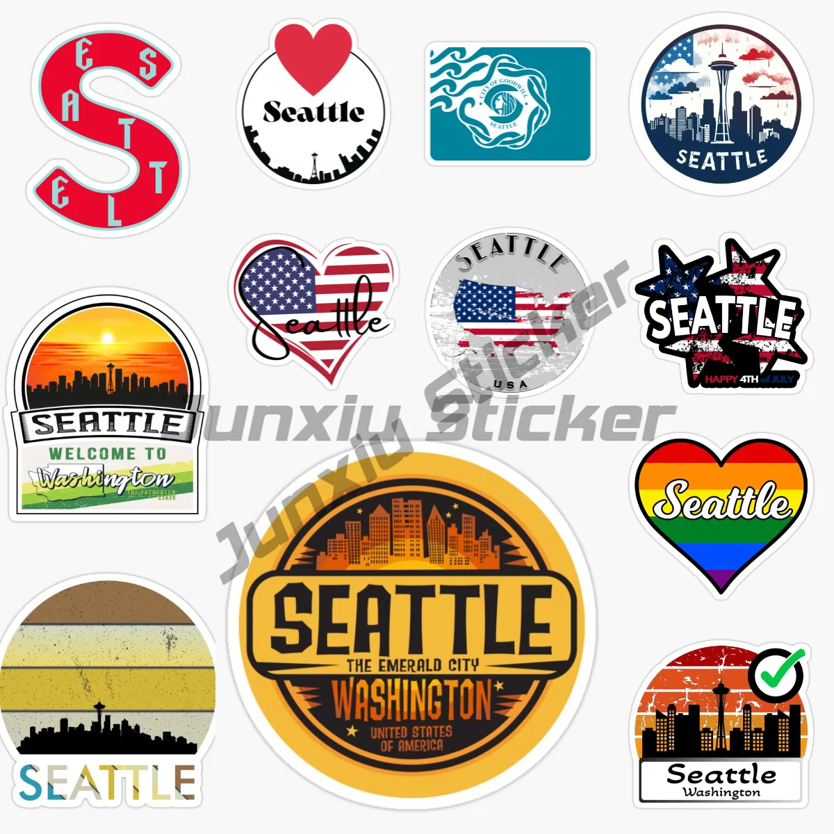 SEATTLE Flag Map Car Sticker for Decoration Car Window Wall Room Truck Helmet Racing Decal Accessories Customizable
SEATTLE Flag Map Car Sticker for Decoration Car Window Wall Room Truck Helmet Racing Decal Accessories Customizable