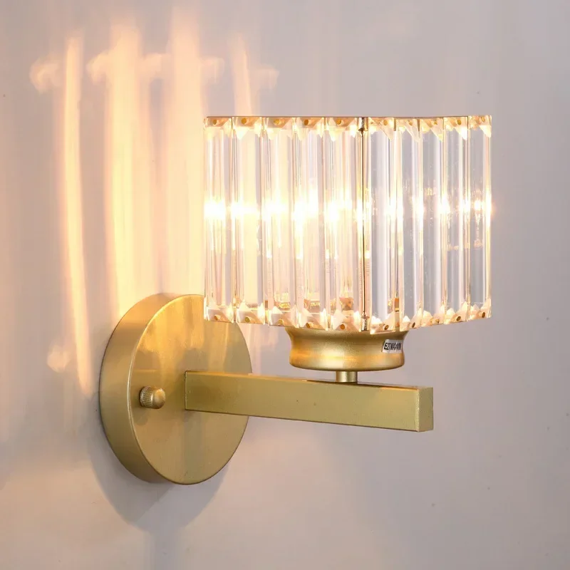 Gold Crystal Wall Lamp Nordic LED Wall Light For Living Room Bedroom Bedside Hallway Corridor Home Indoor Decor Lighting
Gold Crystal Wall Lamp Nordic LED Wall Light For Living Room Bedroom Bedside Hallway Corridor Home Indoor Decor Lighting