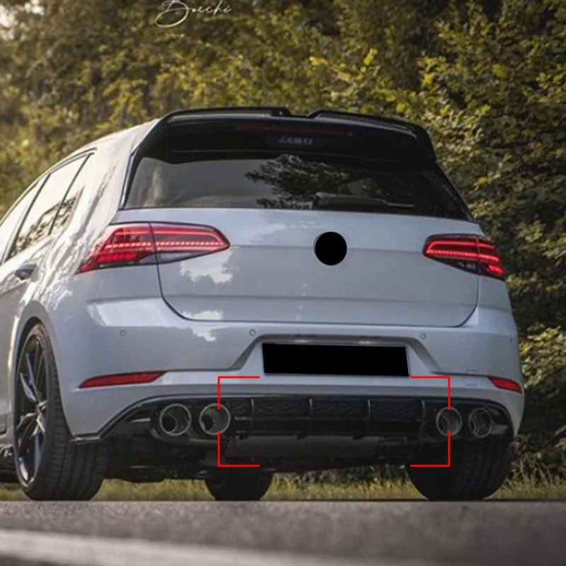 ABS 9mm Thick Matte Black Rear Diffuser Splitter For VW Golf Mk7.5 Overseas Hatchback Rear Bumper Lip Sport Mod Accessory
ABS 9mm Thick Matte Black Rear Diffuser Splitter For VW Golf Mk7.5 Overseas Hatchback Rear Bumper Lip Sport Mod Accessory