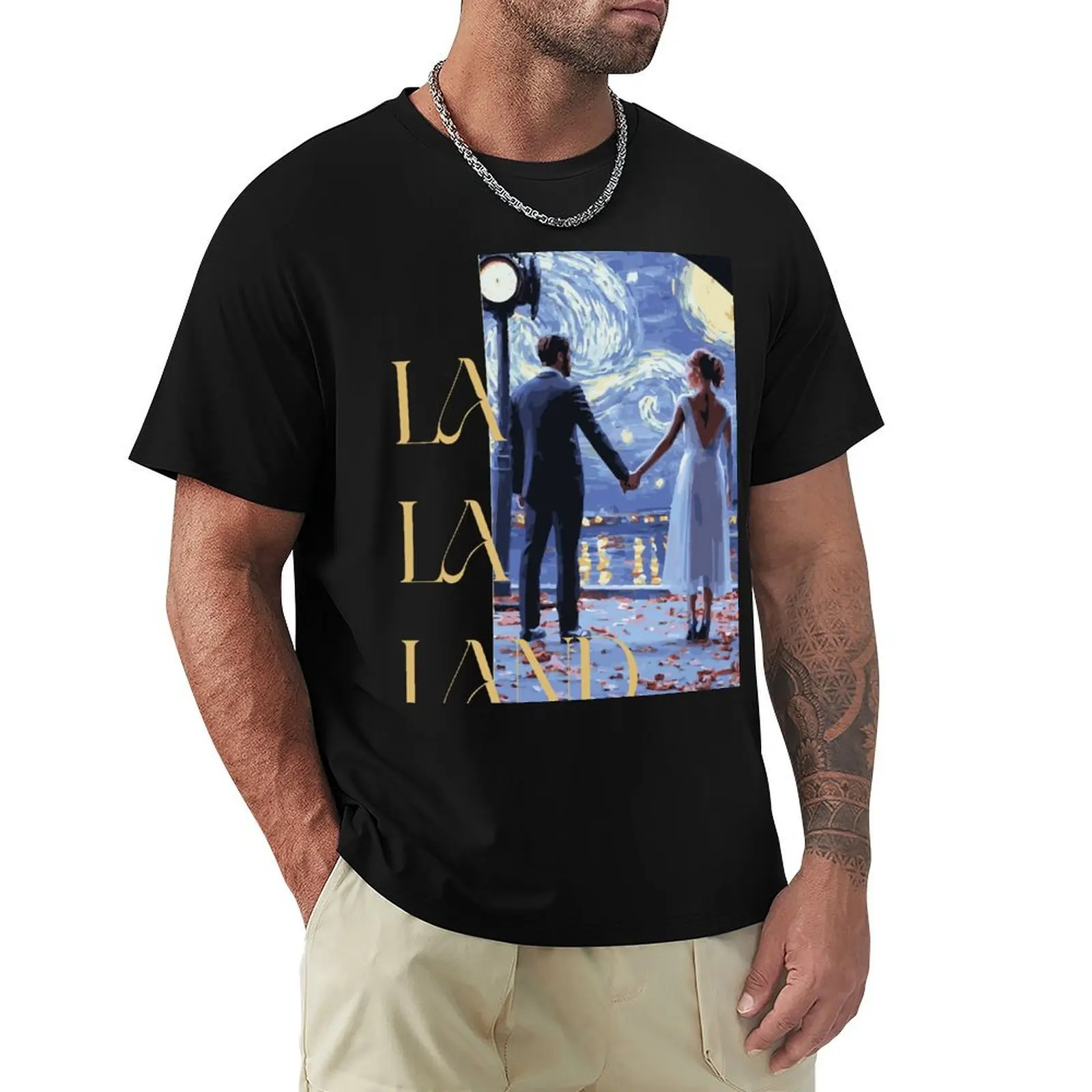 La la land T-Shirt Basic Short Sleeve Cotton Blend T-Shirt
La la land T-Shirt Basic Short Sleeve Cotton Blend T-Shirt