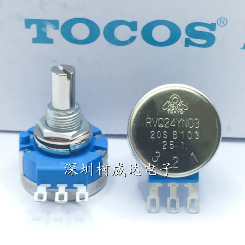 1pcs,High life single-turn rotary potentiometer,RVQ24YN03 20SB103,Shaft length 20mm, shaft diameter 6mm
1pcs,High life single-turn rotary potentiometer,RVQ24YN03 20SB103,Shaft length 20mm, shaft diameter 6mm