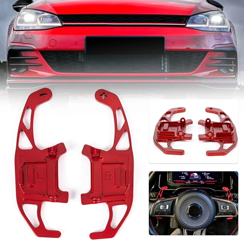 2Pcs Aluminum Alloy Steering Wheel Paddle Shifter Extension For Vw GOLF GTI R GTD GTE MK7 7 POLO GTI Scirocco RLINE Lamando
2Pcs Aluminum Alloy Steering Wheel Paddle Shifter Extension For Vw GOLF GTI R GTD GTE MK7 7 POLO GTI Scirocco RLINE Lamando