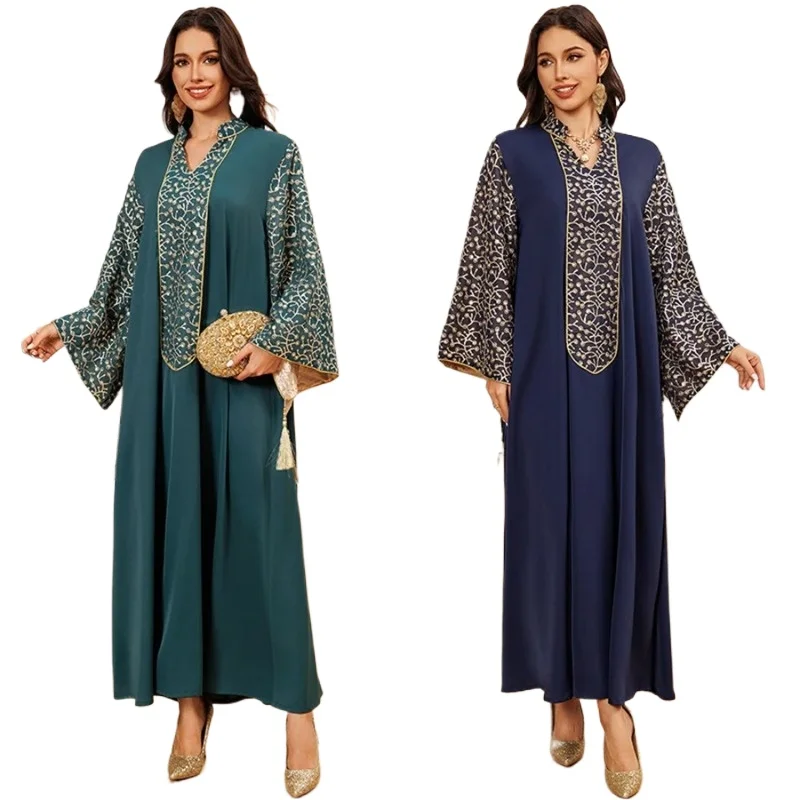 NEW S-2XL Saudi Ramadan Arabic Party Dress for Women Abaya Muslim Embroidery Abayas Tassel Sleeve Morocco Kaftan Robe 2025
NEW S-2XL Saudi Ramadan Arabic Party Dress for Women Abaya Muslim Embroidery Abayas Tassel Sleeve Morocco Kaftan Robe 2025