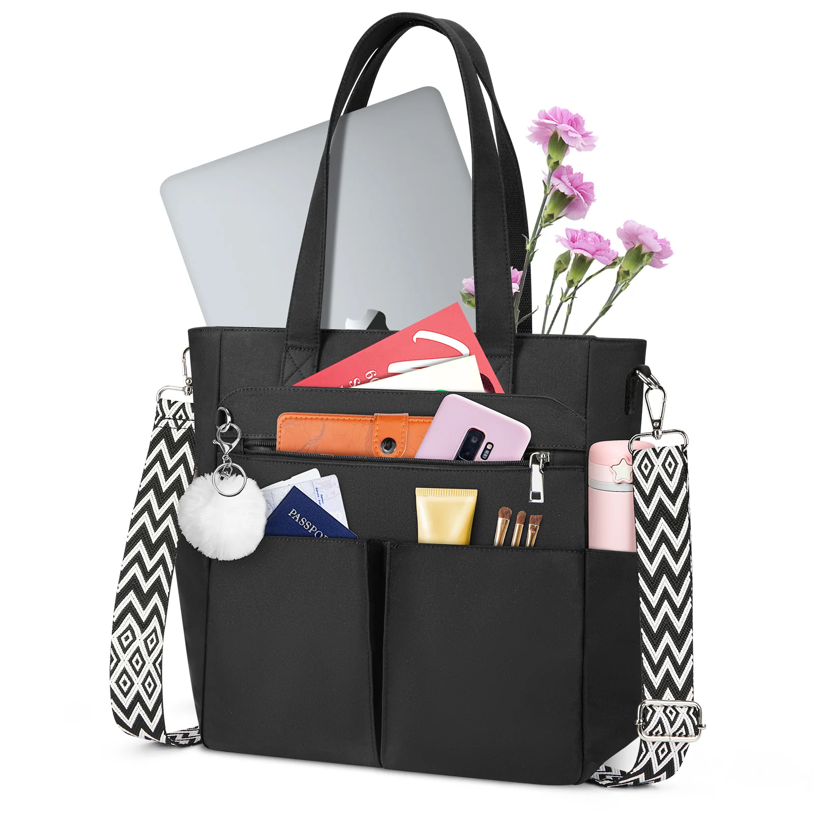 Большая сумка для женщин, большая вместительная сумка для ноутбука 15,6 дюйма, сумка через плечо с несколькими карманами, сумка для деловых поездок, учителя, медсестры
Большая сумка для женщин, большая вместительная сумка для ноутбука 15,6 дюйма, сумка через плечо с несколькими карманами, сумка для деловых поездок, учителя, медсестры