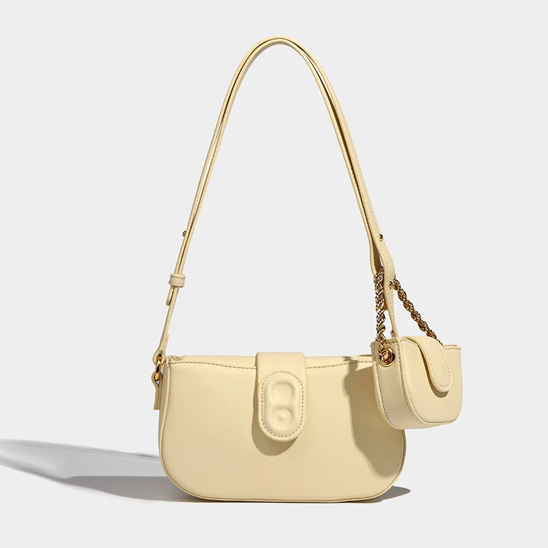 Spring Summer New Women Handbag Solid Color Simple All-Matched Female Pu Leather Single Shoulder Bag Fashion Trend Underarm Bag
Spring Summer New Women Handbag Solid Color Simple All-Matched Female Pu Leather Single Shoulder Bag Fashion Trend Underarm Bag