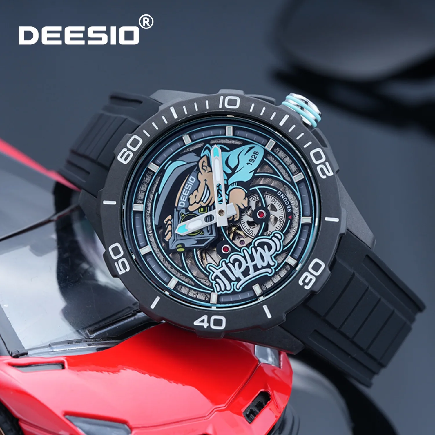 Deesio Automatic Mechanical Watch for Men Carbon Fiber Case Casual Sports Watches Luminous Display Men's Fashion Accessories
Deesio Automatic Mechanical Watch for Men Carbon Fiber Case Casual Sports Watches Luminous Display Men's Fashion Accessories