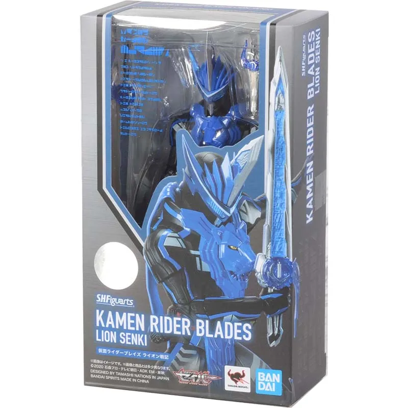 Bandai Original S.H.Figuarts Kamen Rider Blade Lion Legend Swordsman Anime Action Figure Collectible Toy Model for Boys
Bandai Original S.H.Figuarts Kamen Rider Blade Lion Legend Swordsman Anime Action Figure Collectible Toy Model for Boys