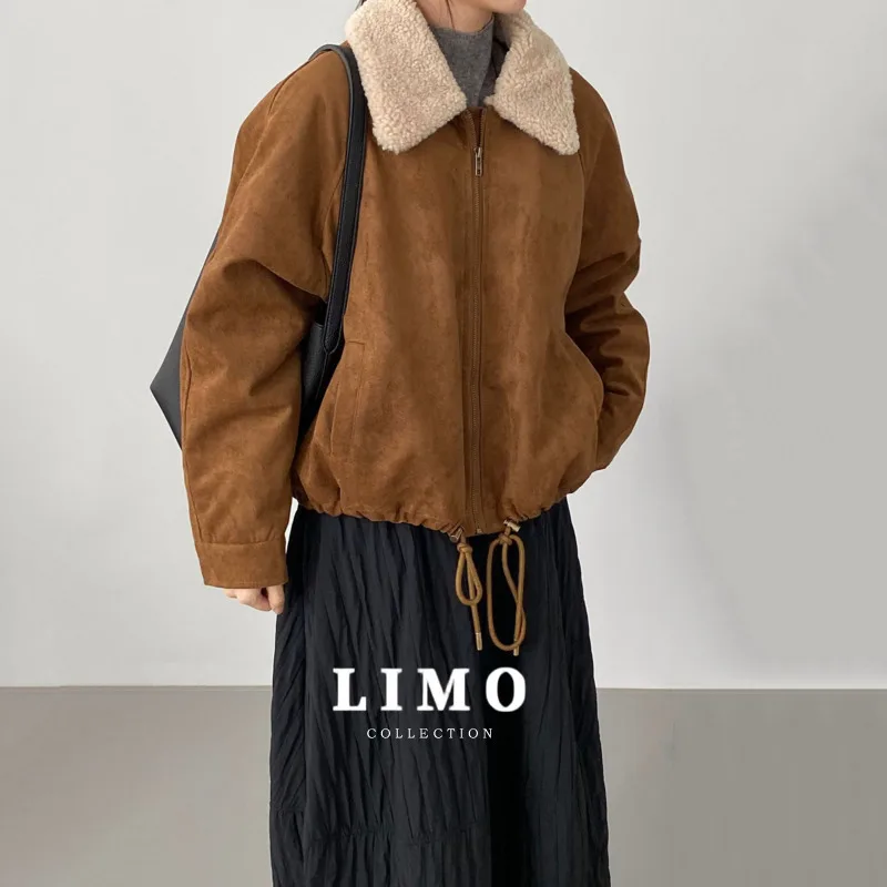 LIMO 2025 Women's Suede Fleece Cotton Padded Coat with Drawstring Hem Fashion Outdoor Parka Jacket for Autumn Winter Streetwear
LIMO 2025 Women's Suede Fleece Cotton Padded Coat with Drawstring Hem Fashion Outdoor Parka Jacket for Autumn Winter Streetwear