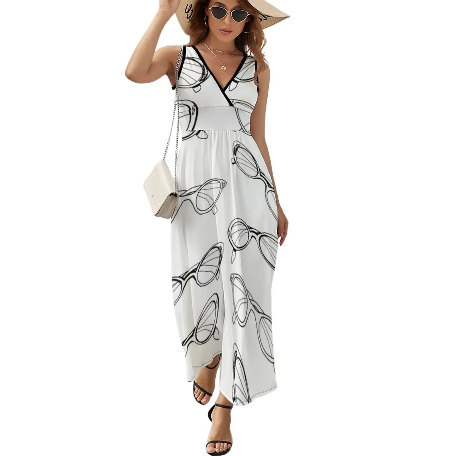cat eye vintage glasses hand drawn Sleeveless Dress long dress women Women's summer skirt elegant chic wedding evening dresses
cat eye vintage glasses hand drawn Sleeveless Dress long dress women Women's summer skirt elegant chic wedding evening dresses