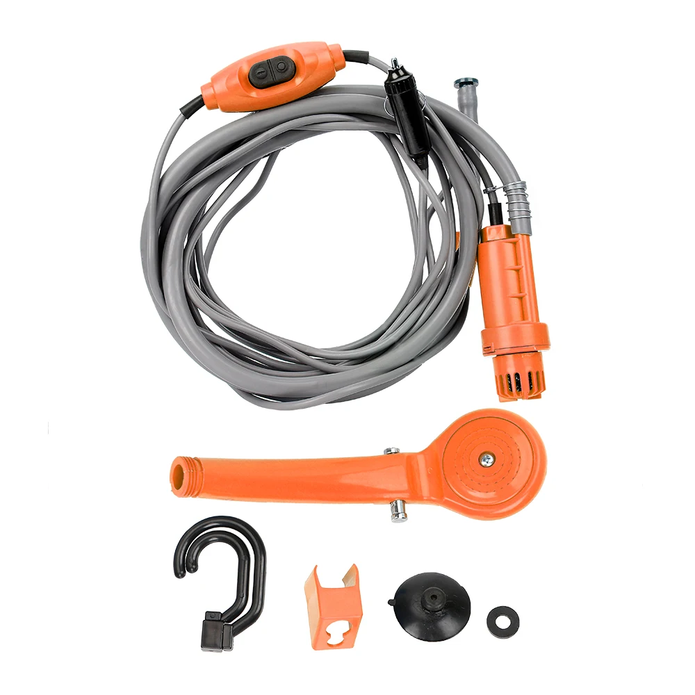 Portable Car Shower Outdoor Camping Travel Shower Universal with Cigarette Lighter Car Washer DC 12V Car Washing Cleaning Tool
Portable Car Shower Outdoor Camping Travel Shower Universal with Cigarette Lighter Car Washer DC 12V Car Washing Cleaning Tool