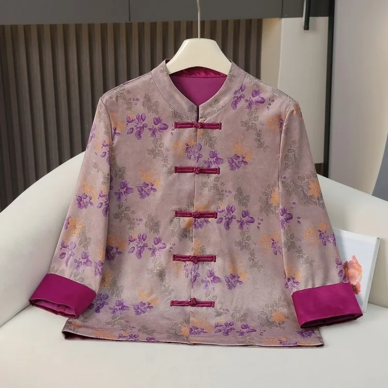 Traditional Chinese Clothing New Women's Coat Button Up Top Plus Size 5XL Tang Style Fashionable High-end Spring Autumn Coat
Traditional Chinese Clothing New Women's Coat Button Up Top Plus Size 5XL Tang Style Fashionable High-end Spring Autumn Coat