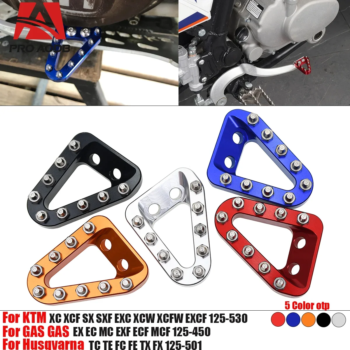 Durable motorcycle Rear Brake Pedal Lever Step Plate Tip For KTM SX SXF XC XCF XCW EXC EXCF For Husqvarna FC TC FE TE FX TX
Durable motorcycle Rear Brake Pedal Lever Step Plate Tip For KTM SX SXF XC XCF XCW EXC EXCF For Husqvarna FC TC FE TE FX TX