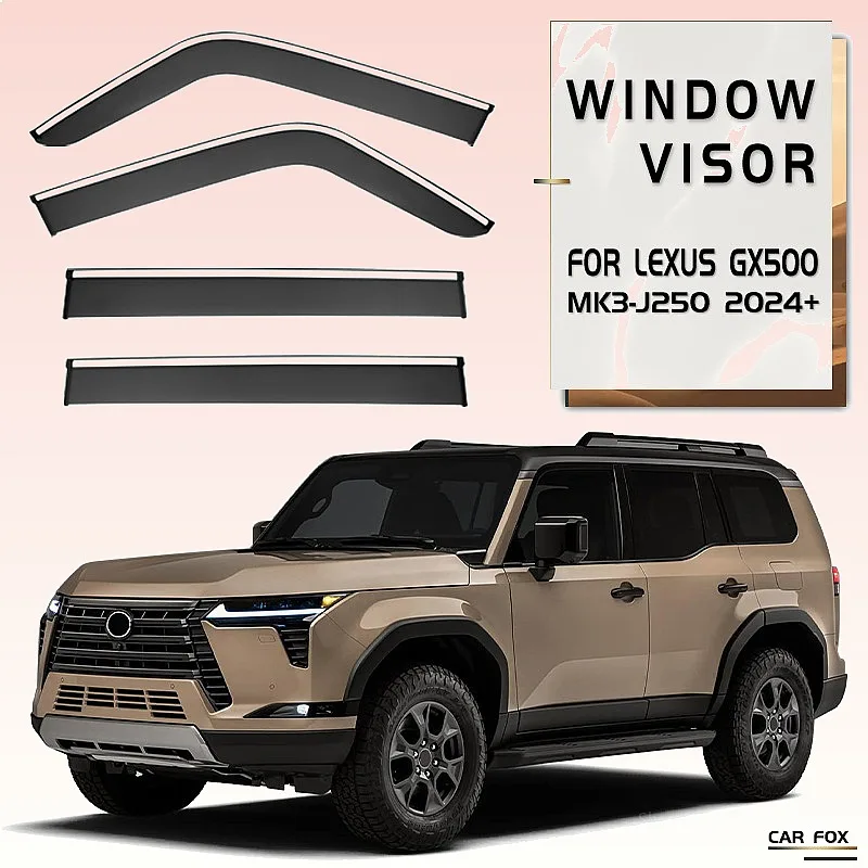 For Lexus GX470 GX460 GX400 GX500 GX500H Car Window Visor Rain Sun Shade Awning Side Shield Accessories
For Lexus GX470 GX460 GX400 GX500 GX500H Car Window Visor Rain Sun Shade Awning Side Shield Accessories