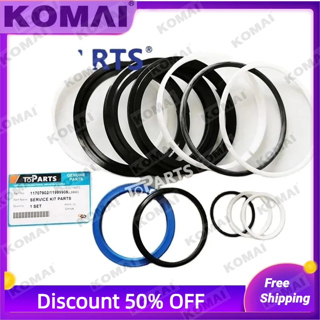 L330C 11707902 11999908 Steering Wheel Loader Hydraulic Cylinder Seal Kit for Cylinder 11088529
L330C 11707902 11999908 Steering Wheel Loader Hydraulic Cylinder Seal Kit for Cylinder 11088529