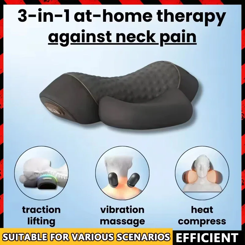 Массажер для шеи 3-в-1 Soothe: подушка для шейного отдела с горячим компрессом, вибрационным массажем и функцией вытяжения, расслабляющая подушка для поддержки позвоночника
Массажер для шеи 3-в-1 Soothe: подушка для шейного отдела с горячим компрессом, вибрационным массажем и функцией вытяжения, расслабляющая подушка для поддержки позвоночника