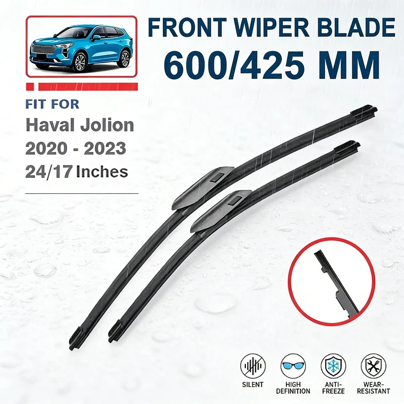 Front Wiper Blades 24"+17" For Haval Jolion 2021-2023 HEV Hybrid Windshield Windscreen Car Accessories 2022
Front Wiper Blades 24"+17" For Haval Jolion 2021-2023 HEV Hybrid Windshield Windscreen Car Accessories 2022