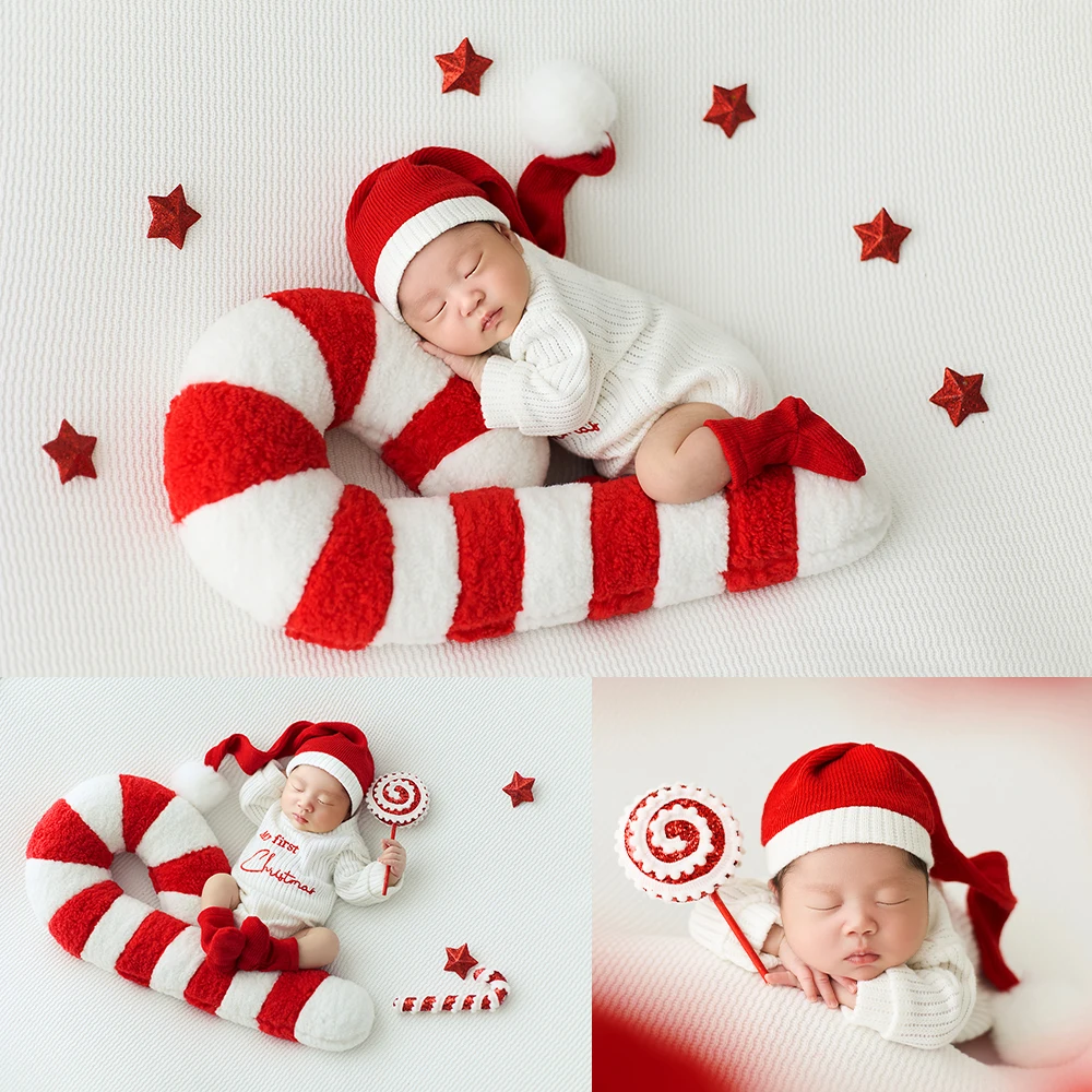 Baby Christmas Sweater Romper with Pom-pom Hat Newborn Photography Props Letter Embroidery Long Sleeve Crew Neck Knit Jumpsuit
Baby Christmas Sweater Romper with Pom-pom Hat Newborn Photography Props Letter Embroidery Long Sleeve Crew Neck Knit Jumpsuit