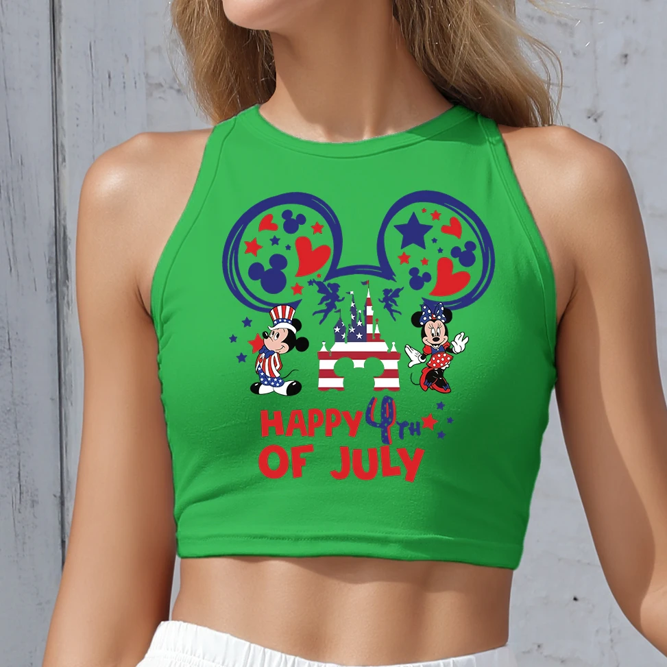 Women Tank Top Mickey Fourth of July Print Y2k Clothes Sexy Sleeveless Vest Round Neck Disney Graphic Tee Fashion Crop Top
Women Tank Top Mickey Fourth of July Print Y2k Clothes Sexy Sleeveless Vest Round Neck Disney Graphic Tee Fashion Crop Top