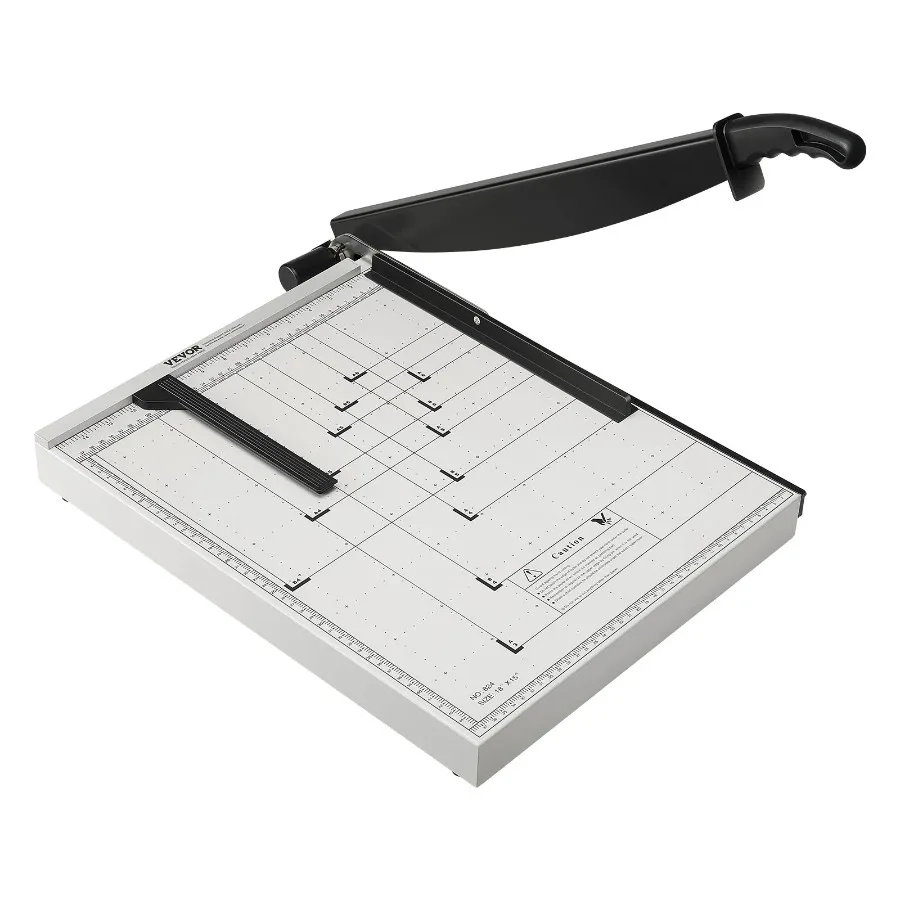 Paper Cutter Guillotine Trimmer 18 Cut Length 20 Sheets Capacity Heavy Duty Guillotine Paper Cutter with Guard Rail Blade Lock
Paper Cutter Guillotine Trimmer 18 Cut Length 20 Sheets Capacity Heavy Duty Guillotine Paper Cutter with Guard Rail Blade Lock