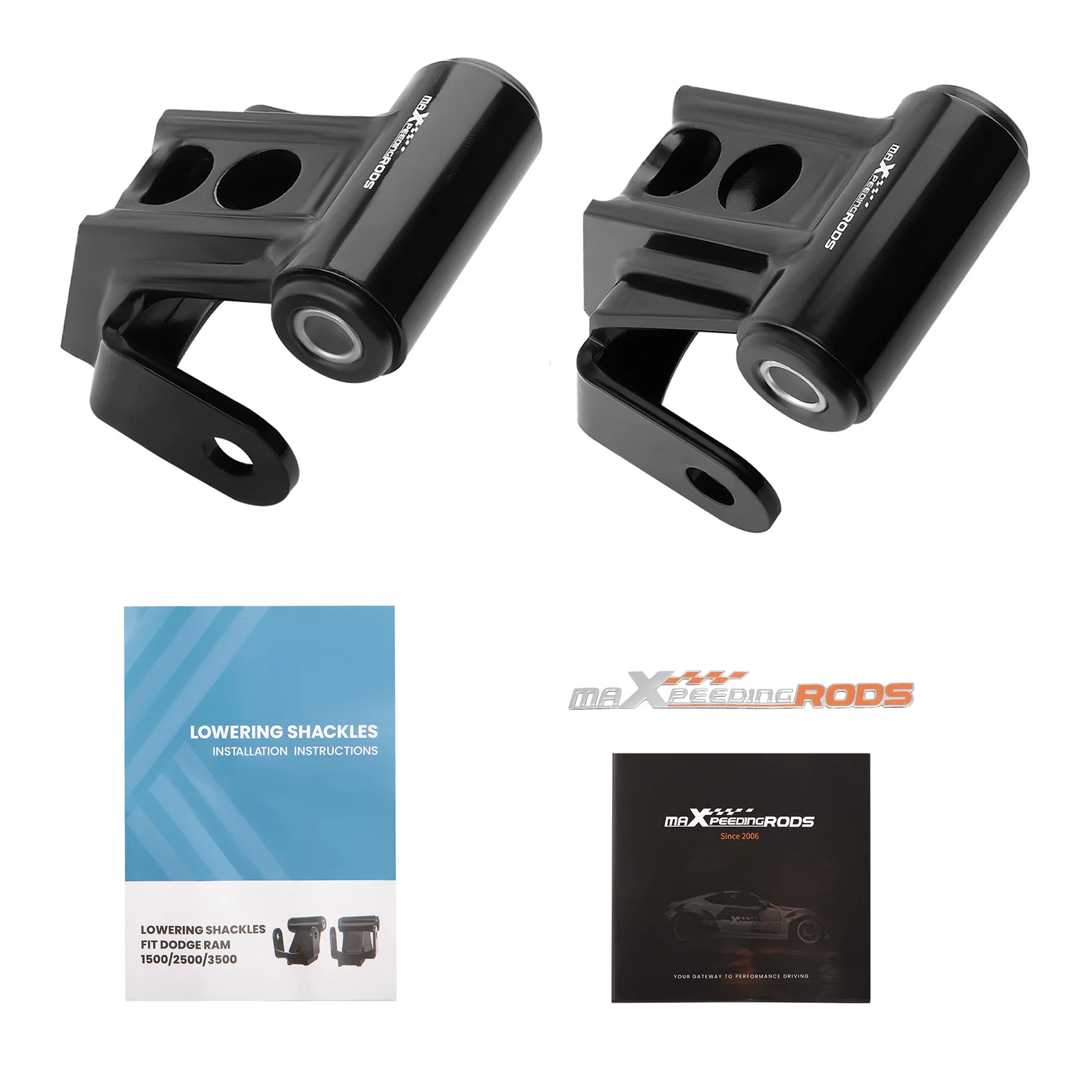 Lowering Kit 2" Drop Shackles for Dodge Ram 2500 3500 2003-2013 Powder-Coated
Lowering Kit 2" Drop Shackles for Dodge Ram 2500 3500 2003-2013 Powder-Coated