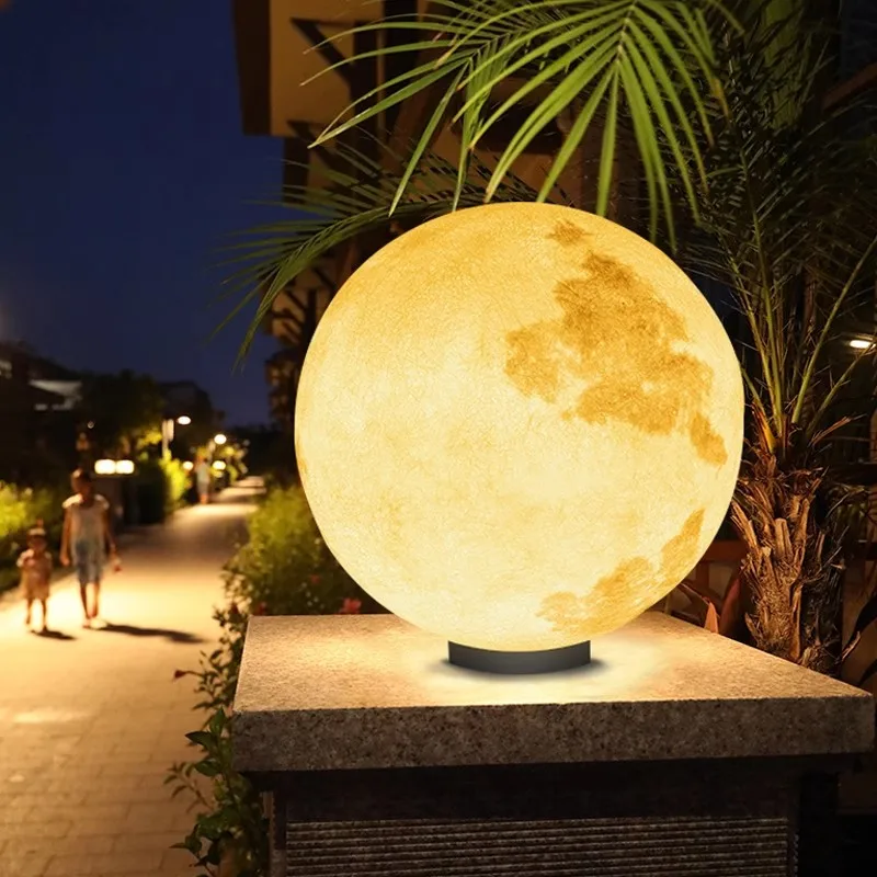 Nordic Modern Simple Yellow Waterproof Moon Lamp Waterproof Villa Courtyard Wall Lamp Entrance Gate Post Outdoor Table Lamps
Nordic Modern Simple Yellow Waterproof Moon Lamp Waterproof Villa Courtyard Wall Lamp Entrance Gate Post Outdoor Table Lamps