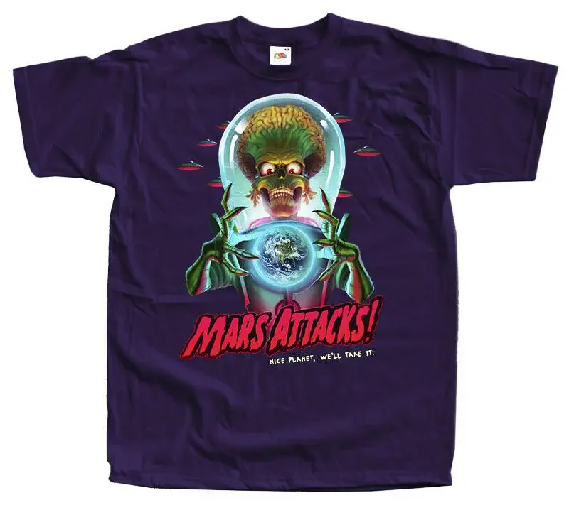 SALE: MARS ATTACK PURPLE M SIZE DTG PRINT MEN T SHIRT NEW2024 High quality Brand T shirt Casual
SALE: MARS ATTACK PURPLE M SIZE DTG PRINT MEN T SHIRT NEW2024 High quality Brand T shirt Casual