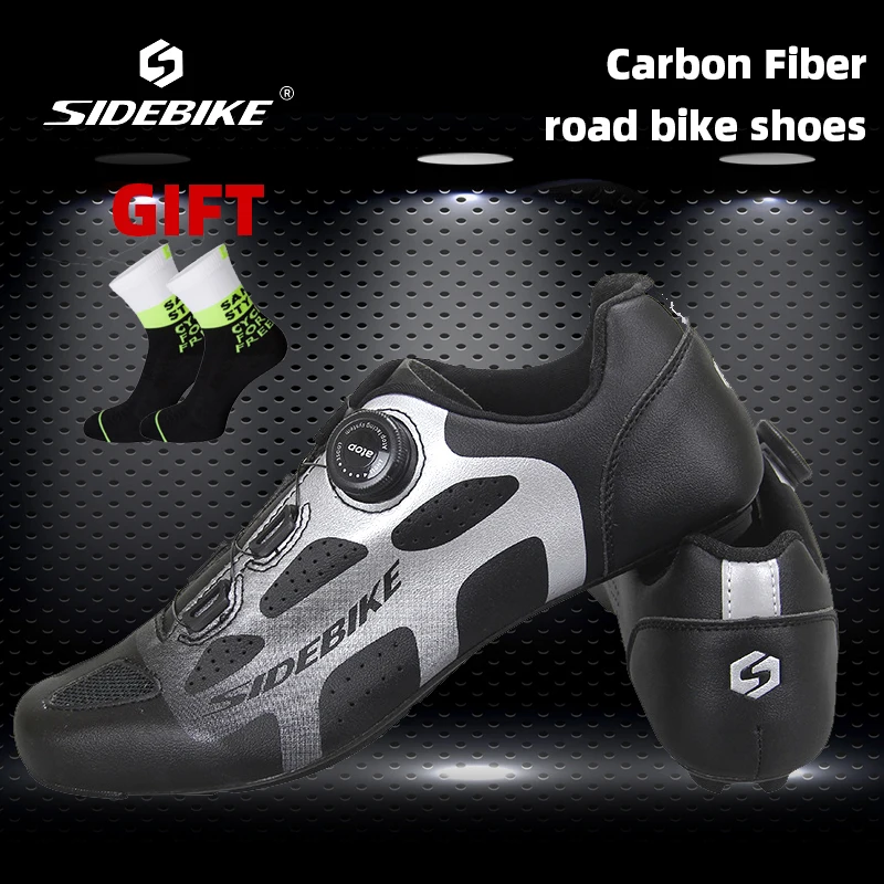 SIDEBIKE Men's Cycling Sneaker Cleat Shoes Carbon Sole Breathable Bike Shoes Ultralight Road Cycling Footwear Self-lock Sneaker
SIDEBIKE Men's Cycling Sneaker Cleat Shoes Carbon Sole Breathable Bike Shoes Ultralight Road Cycling Footwear Self-lock Sneaker