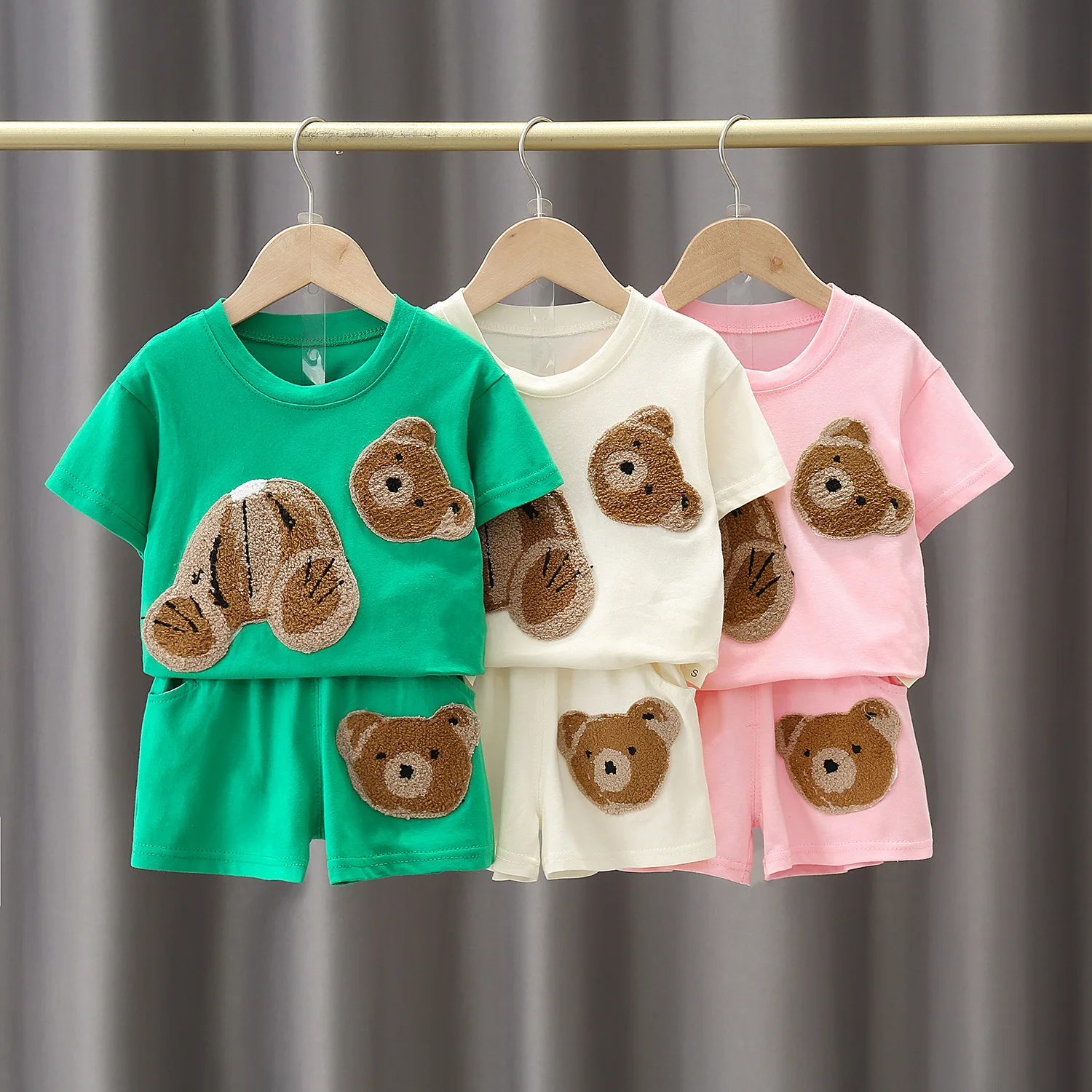 Baby Boy Clothes Summer Cartoon Embroidery Short Sleeve Shorts Sets Children's Top And Bottom Clothes Set Kids Tracksuits
Baby Boy Clothes Summer Cartoon Embroidery Short Sleeve Shorts Sets Children's Top And Bottom Clothes Set Kids Tracksuits