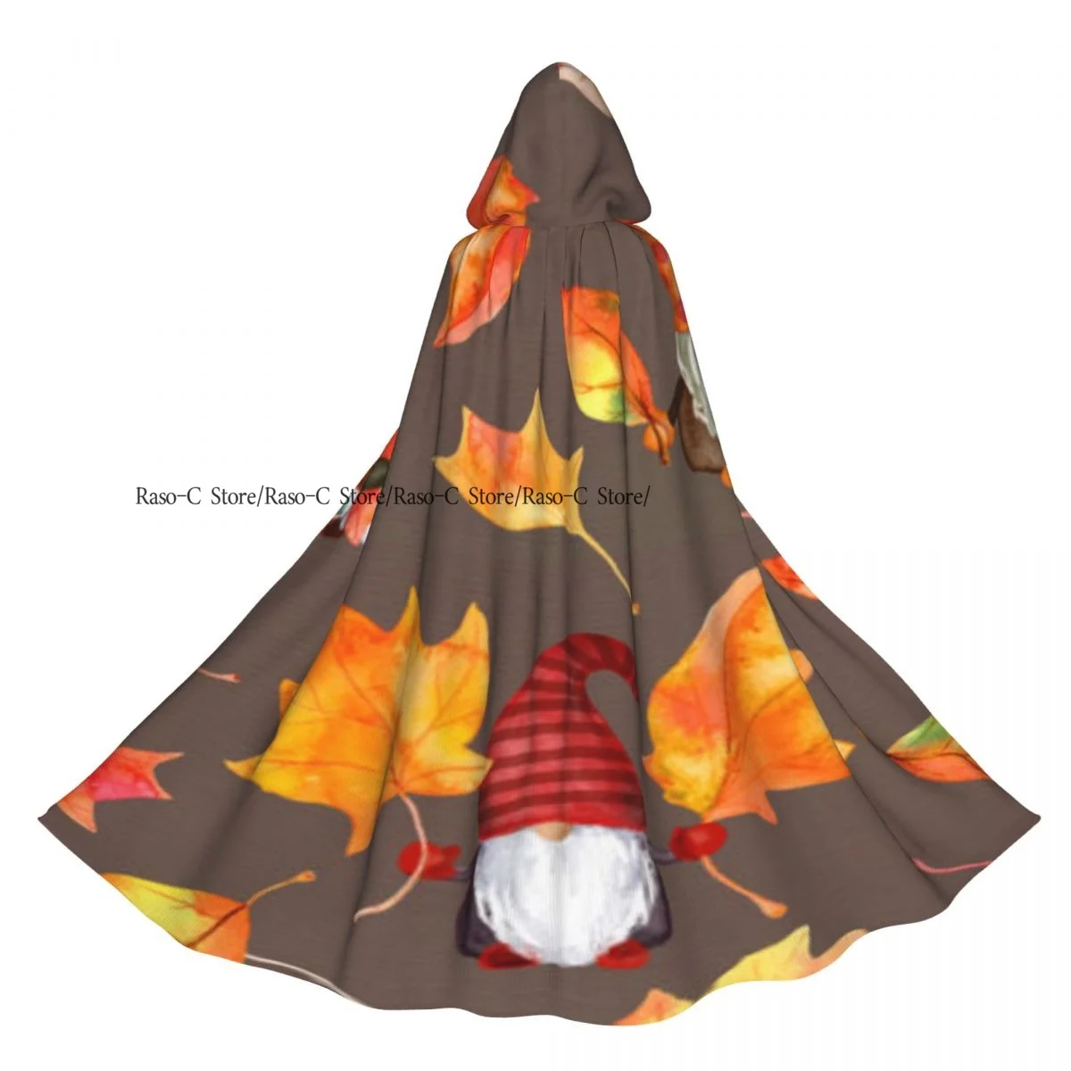 Unisex Adult Autumn Gnome Family With Leaves Cloak with Hood Long Witch Costume Cosplay
Unisex Adult Autumn Gnome Family With Leaves Cloak with Hood Long Witch Costume Cosplay