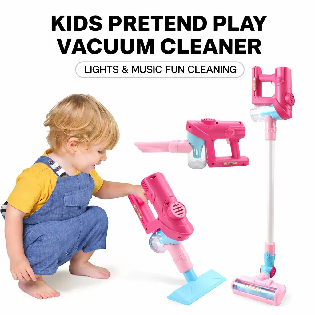 Children's House Cleaning Dustbuster Toy with Sound And Light Realistic Role-playing Educational Pretend Play Vacuum Cleaner
Children's House Cleaning Dustbuster Toy with Sound And Light Realistic Role-playing Educational Pretend Play Vacuum Cleaner