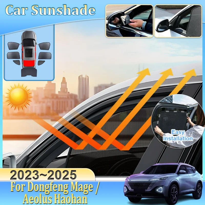 Car Mesh Sunshade For Dongfeng Mage Aeolus Haohan 2023-2025 Curtain Mesh Blocks UV Rays Windshield Frame Curtain Car Accessories
Car Mesh Sunshade For Dongfeng Mage Aeolus Haohan 2023-2025 Curtain Mesh Blocks UV Rays Windshield Frame Curtain Car Accessories