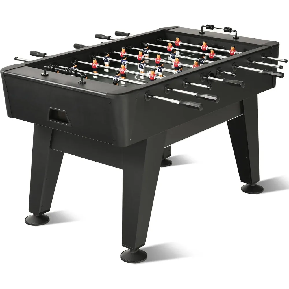 Foosball Table, 58Inch Competition Soccer Table Game w/ 2 Balls for Adult Kids Youth, Arcade Table Soccer with Leg Levelers and
Foosball Table, 58Inch Competition Soccer Table Game w/ 2 Balls for Adult Kids Youth, Arcade Table Soccer with Leg Levelers and