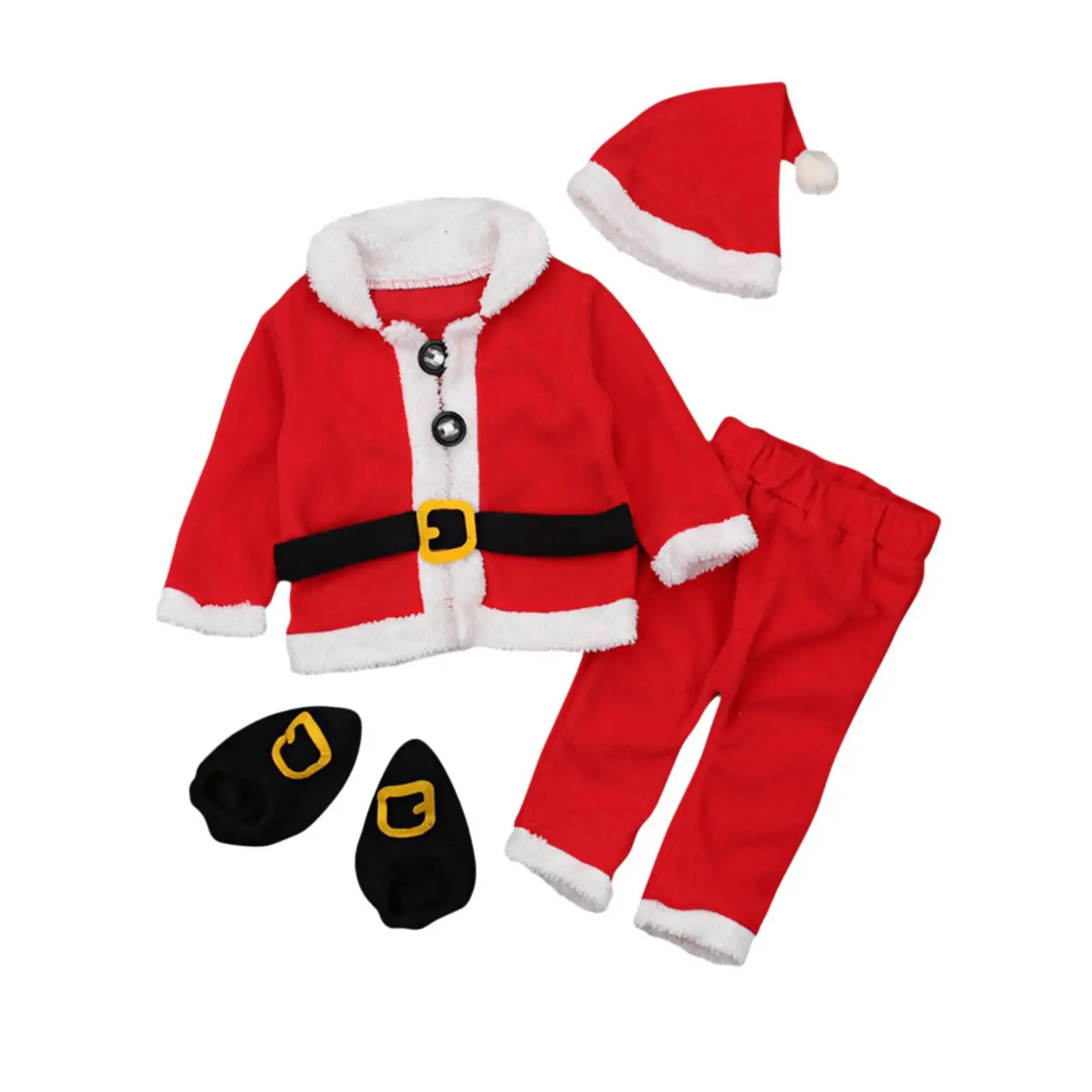 Kids Christmas Cosplay Outfit Set for Boys Girls Long Sleeve Outfit for Stage Performance Festive Role Play New Year Photo Props
Kids Christmas Cosplay Outfit Set for Boys Girls Long Sleeve Outfit for Stage Performance Festive Role Play New Year Photo Props