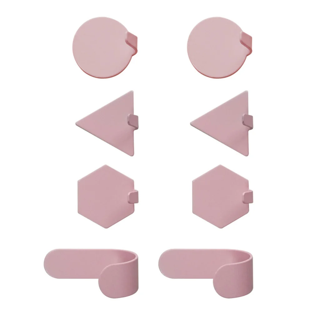 2Sets Metal Geometrical Hooks Wall Hanging Hangers Nail Free Heavy Duty Iron Door Coat Hooks For Bathroom Kitchen Home Office
2Sets Metal Geometrical Hooks Wall Hanging Hangers Nail Free Heavy Duty Iron Door Coat Hooks For Bathroom Kitchen Home Office