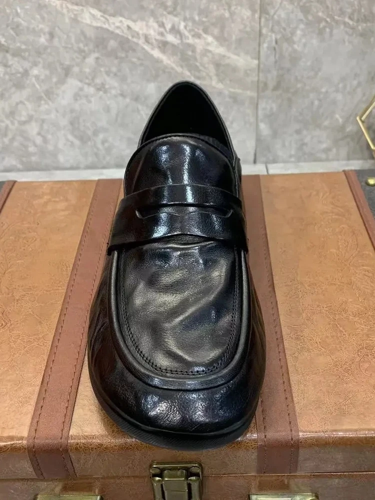 Comfortable Pure Leather Casual Men's oes Spring Summer Busin New High Quali Faionable All-Match Youth Trendy
Comfortable Pure Leather Casual Men's oes Spring Summer Busin New High Quali Faionable All-Match Youth Trendy