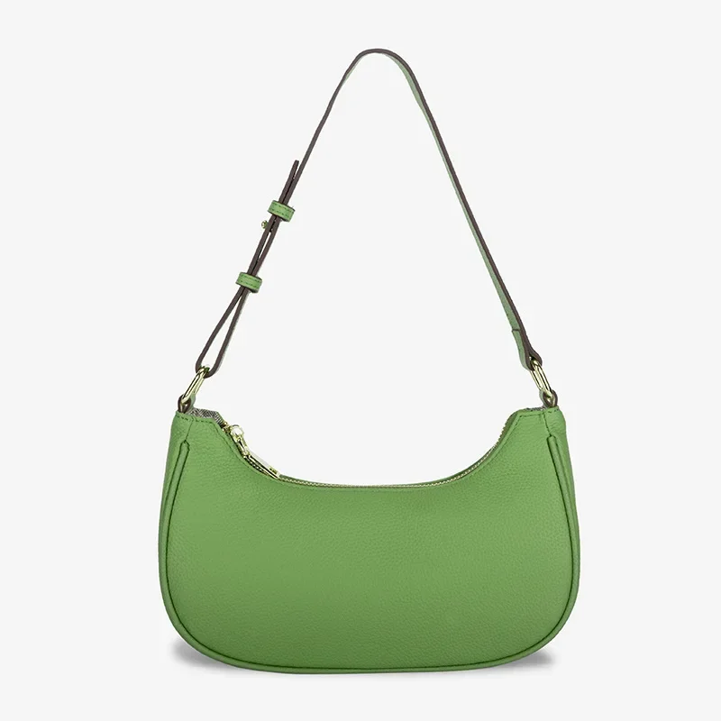 Genuine Leather Shoulder Bags For Women Fashion Crescent Saddle Armpit Bag Solid Color Soft Cowhide Women's Zipper Handbag 2024
Genuine Leather Shoulder Bags For Women Fashion Crescent Saddle Armpit Bag Solid Color Soft Cowhide Women's Zipper Handbag 2024