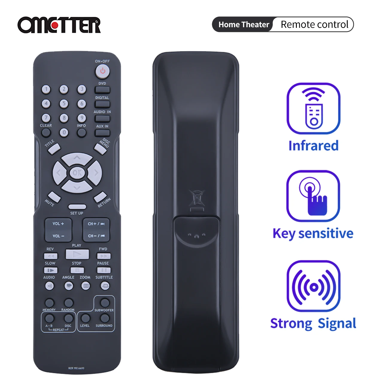 New RCR192AA10 Replaced Remote Control Fit for RCA RTD3131 RTD3133 1RTD3133 RTD3136 RCR 192 AA10 Home Theater System
New RCR192AA10 Replaced Remote Control Fit for RCA RTD3131 RTD3133 1RTD3133 RTD3136 RCR 192 AA10 Home Theater System