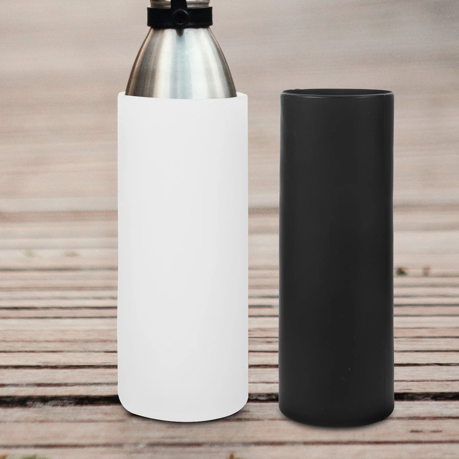 4 Pcs Black Transparent Silicone Cup Sleeve Thermal Insulated Anti Skid Wear Resistant Coffee Tea Bottle Cover Holder
4 Pcs Black Transparent Silicone Cup Sleeve Thermal Insulated Anti Skid Wear Resistant Coffee Tea Bottle Cover Holder