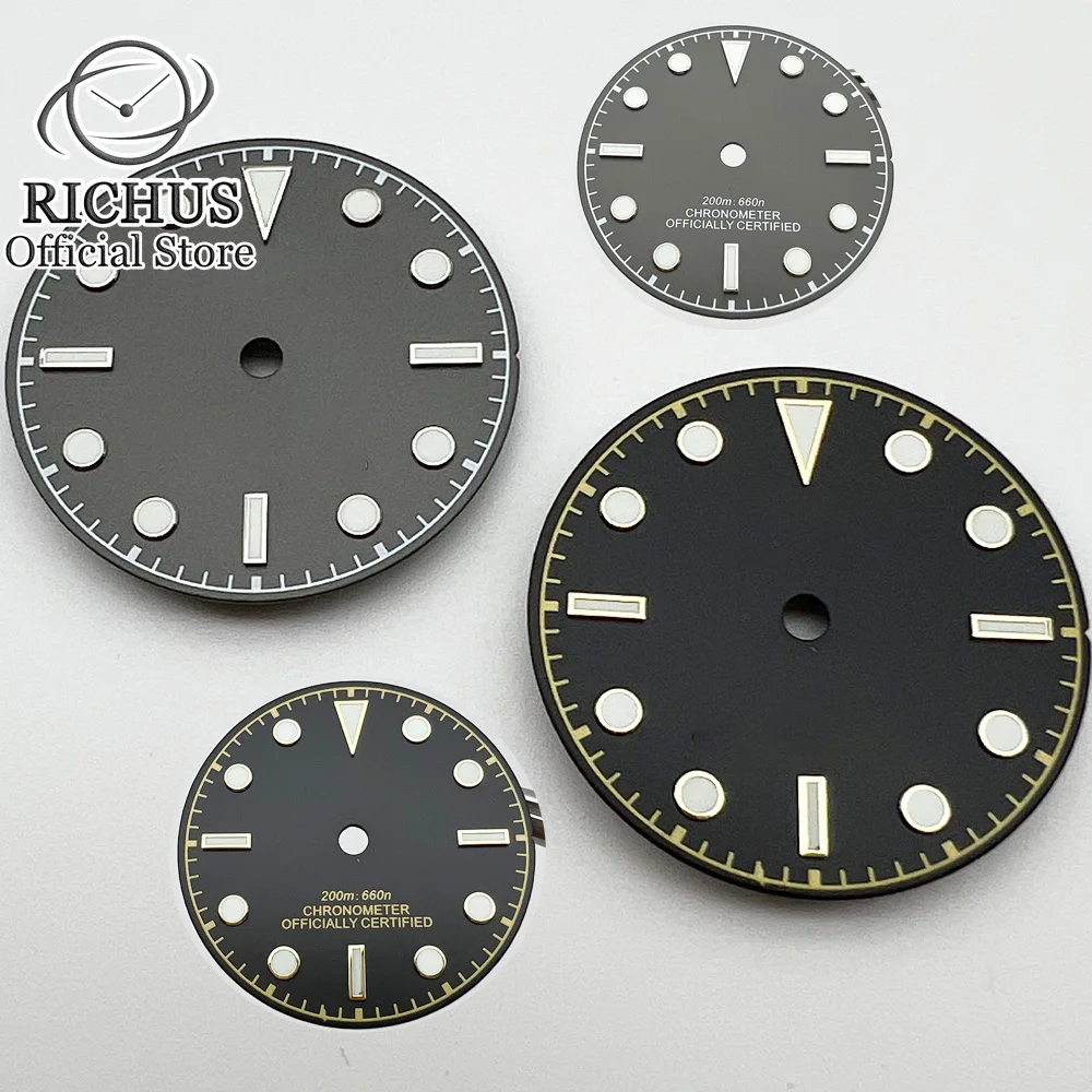 29mm Watch Dial Fit NH35 NH36 ETA 2824 2836 Miyota 8215 8205 821A DG2813 3804 Movement Accessories Green Luminous Sterile face
29mm Watch Dial Fit NH35 NH36 ETA 2824 2836 Miyota 8215 8205 821A DG2813 3804 Movement Accessories Green Luminous Sterile face