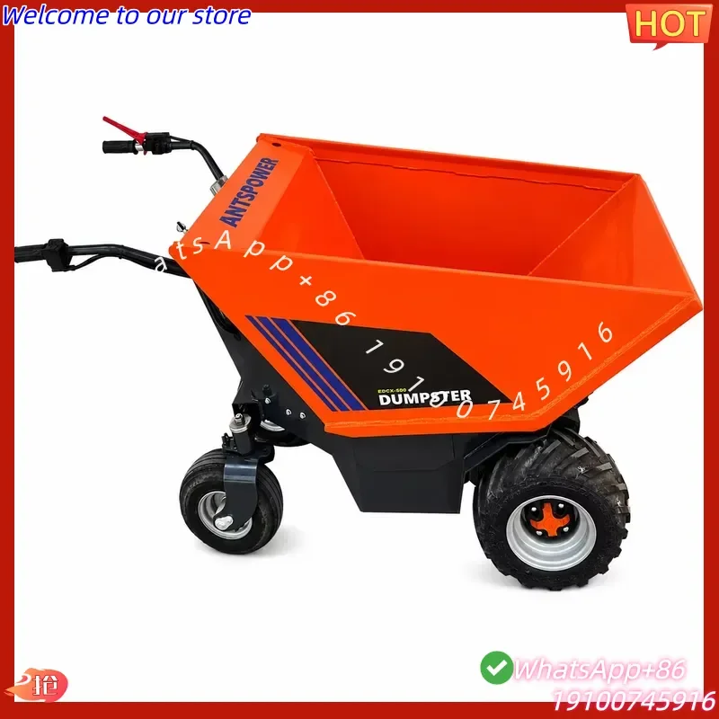 2026Hot Antspower 2026 500kg Electric Mini Dumper Battery Powered Power Barrow Mini Wheel Loader for Construction
2026Hot Antspower 2026 500kg Electric Mini Dumper Battery Powered Power Barrow Mini Wheel Loader for Construction