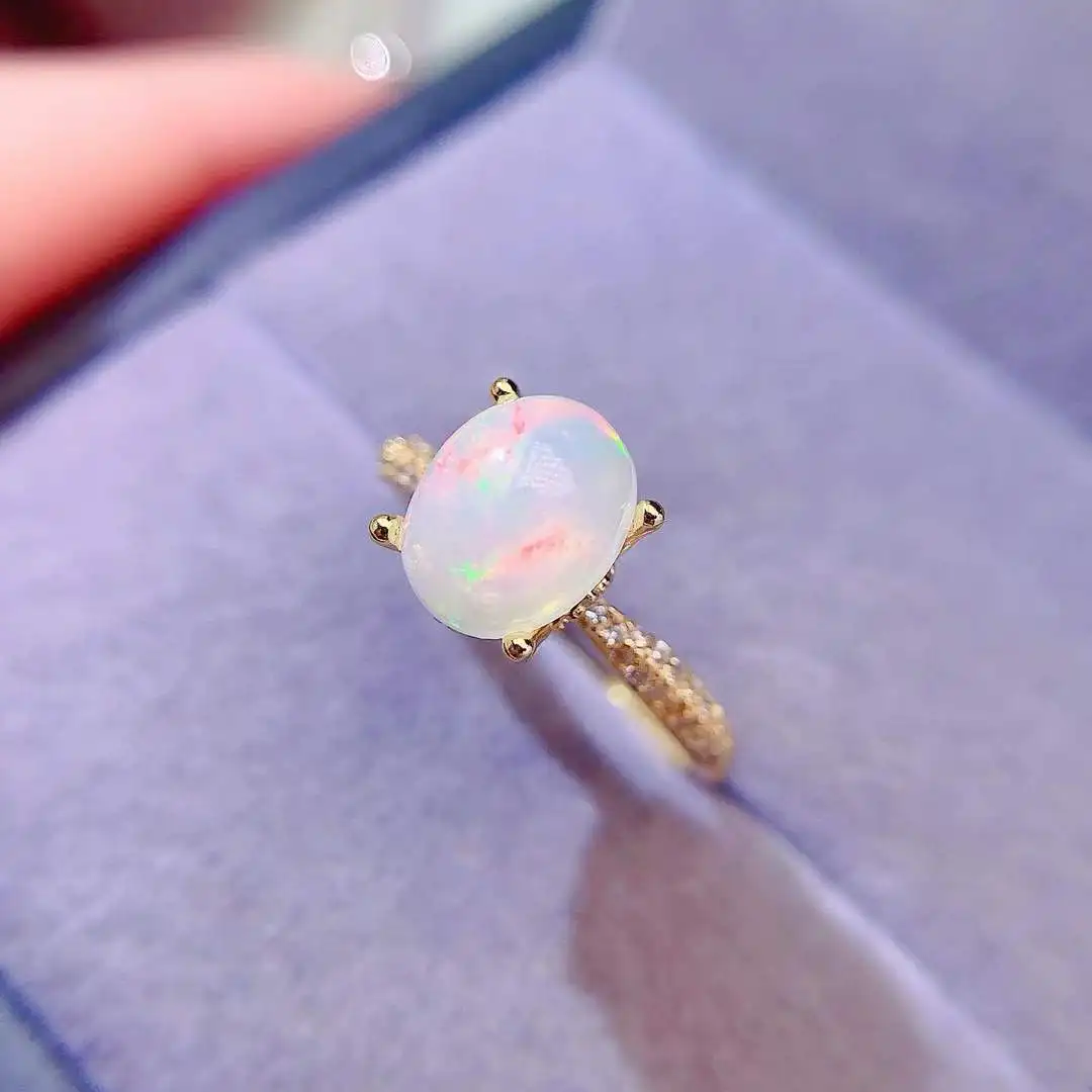 Party Gift Super Good color Natural Opal Ring 925 Sterling Silver Delicate Women Wedding ring Fine Jewelry
Party Gift Super Good color Natural Opal Ring 925 Sterling Silver Delicate Women Wedding ring Fine Jewelry
