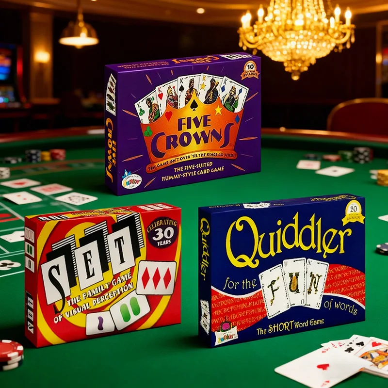 Настольные игры 5 Crowns & Quiddler, полная английская версия
Настольные игры 5 Crowns & Quiddler, полная английская версия