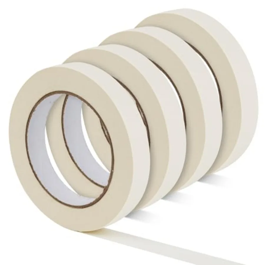 Maskg Tape, Wide Painters Tape, Pack Strong Adhesive Labelg Tape, Beige White, per Roll 220 Total for Home, Office, Labelg, Sch
Maskg Tape, Wide Painters Tape, Pack Strong Adhesive Labelg Tape, Beige White, per Roll 220 Total for Home, Office, Labelg, Sch