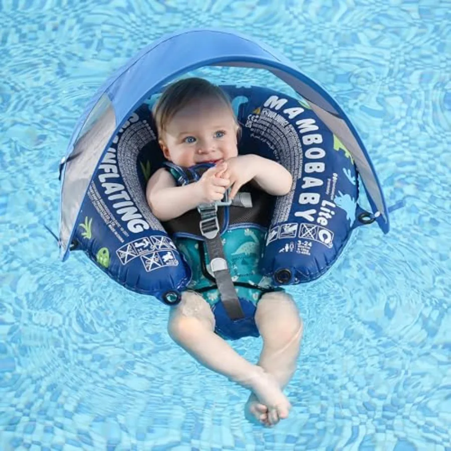 Baby pool floats with canopy for infants 3-24 months blue soft skin-friendly fabric self-inflating compressible folding design
Baby pool floats with canopy for infants 3-24 months blue soft skin-friendly fabric self-inflating compressible folding design