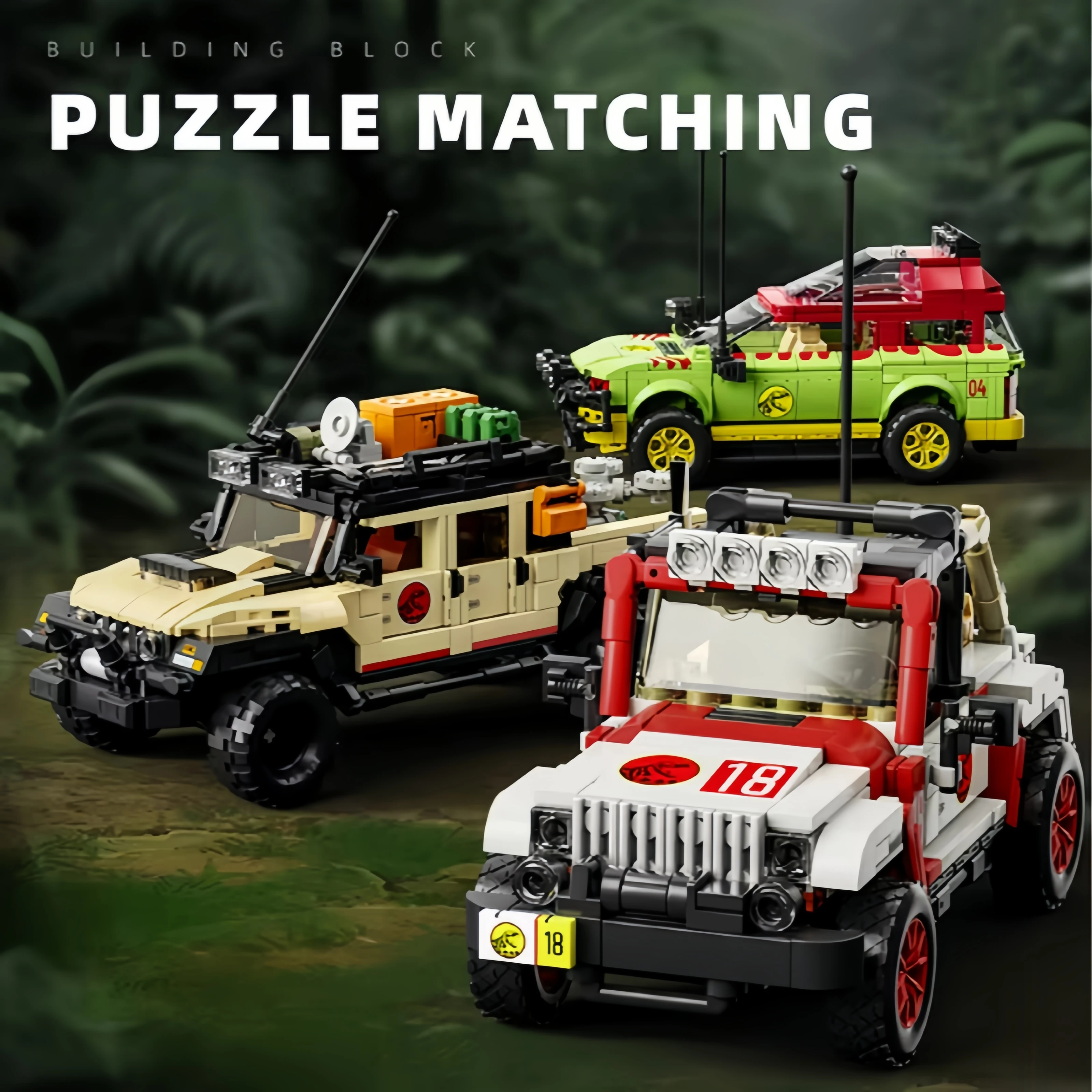 3-in-1 Dinosaur Adventure Off-Road Vehicle Moc Building Block Toy Jurassic Series Brick Set Adult Gift 1632 Pcs Boy Toy
3-in-1 Dinosaur Adventure Off-Road Vehicle Moc Building Block Toy Jurassic Series Brick Set Adult Gift 1632 Pcs Boy Toy